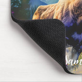 山威厳のあるのムース マウスパッド (コーナー)