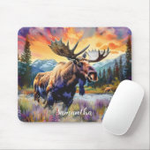 山威厳のあるのムース マウスパッド (マウス)
