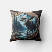 山威厳のあるの風景でムースバイストリーム クッション (裏面)