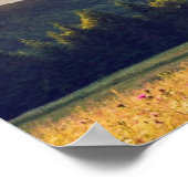 山威厳のあるの風景4 ポスター (角)