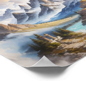 山威厳のあるオリンプ絵画ス ポスター (角)