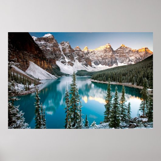 山威厳のある景ポスター ポスター (正面)