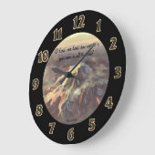 山威厳のある聖なる書物、 経典大時計 ラージ壁時計 (傾斜)