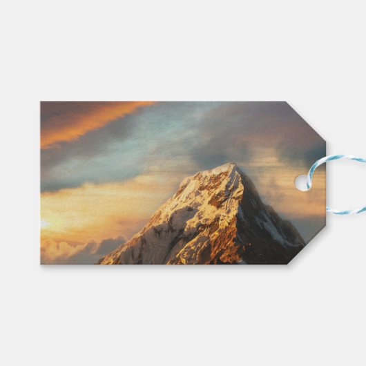 山威厳のある ギフトタグ (正面(横))