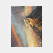 山威厳のある フリースブランケット (正面)