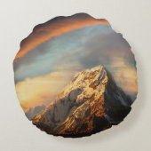 山威厳のある ラウンドクッション (裏面)