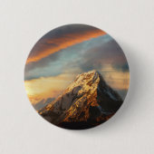 山威厳のある 缶バッジ (正面)