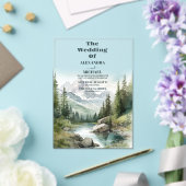 山婚披露宴 アクリル招待状 (インサイチュ (ウェディング))