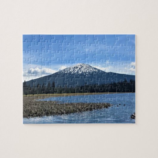 山学士号アットホズマーレイクOR ジグソーパズル (横)