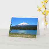 山学士号 カード (黄色い花)