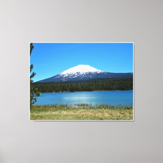 山学士号 キャンバスプリント (正面)