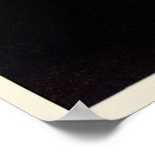 山家白雨葛飾北斎(山富士) ポスター (角)