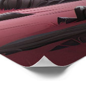 山富士さくらんぼ花レトロ旅行 ポスター (角)