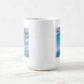 山富士とさくらんぼの花見 コーヒーマグカップ (中央)