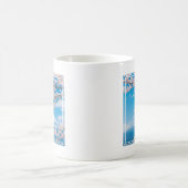 山富士とさくらんぼの花見 コーヒーマグカップ (中央)