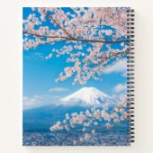 山富士とさくらんぼの花見 ノートブック (裏面)