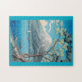 山富士の山中湖プリントby H.Takahashi ジグソーパズル (横)