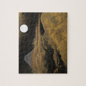 山富士の月明かり ジグソーパズル (縦)