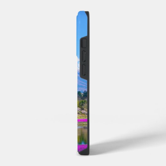 山富士の木と花 iPhoneケース (左側面)