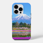 山富士の木と花 iPhoneケース (裏面)