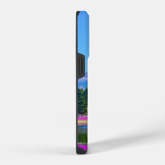 山富士の木と花 iPhoneケース (右側面)