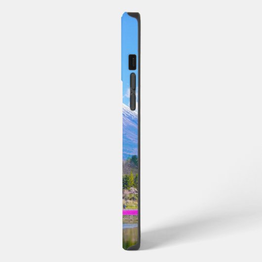 山富士の木と花 iPhoneケース (左側面)