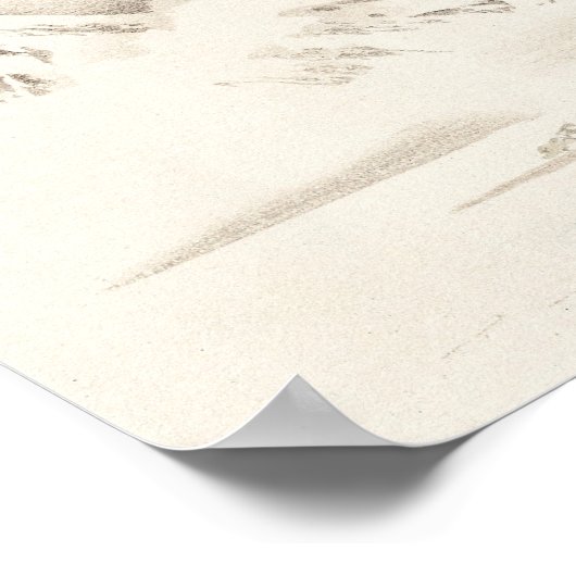 山富士の眺め ポスター (角)