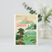 山富士ジャパンマウンテンヴィンテージトラベルはがき ポストカード (スタンド正面)