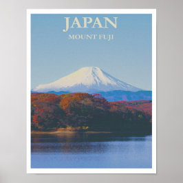 山富士ジャパンヴィンテージレトロ旅行 ポスター