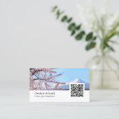 山富士フォトグラファーBusiness Card QR 名刺 (スタンド正面)