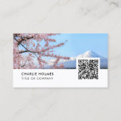 山富士フォトグラファーBusiness Card QR 名刺 (正面)