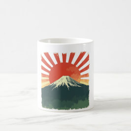 山富士レトロジャパンMUG -ヴィンテージライジングサン コーヒーマグカップ