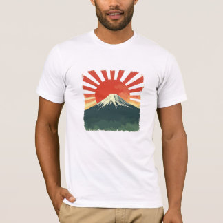 山富士レトロジャパンTee | ヴィンテージ朝日 Tシャツ