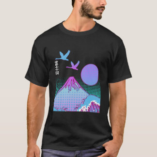 山富士富士富士本州日本の美蒸気 Tシャツ