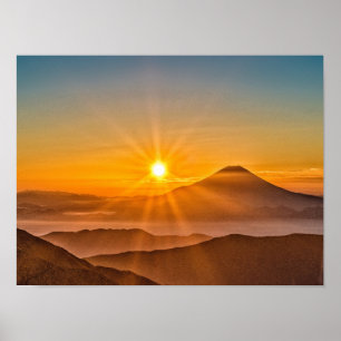 山富士山火山 ポスター