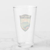 山富士日本トラベルアートヴィンテージ タンブラーグラス (裏面)