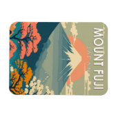 山富士日本トラベルアートヴィンテージ マグネット (横)