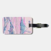 山富士浮世絵日本のヴィンテージアート ラゲッジタグ (裏面横)