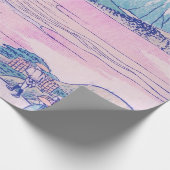 山富士浮世絵日本のヴィンテージアート ラッピングペーパー (角)