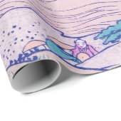 山富士浮世絵日本のヴィンテージアート ラッピングペーパー (ロールコーナー)