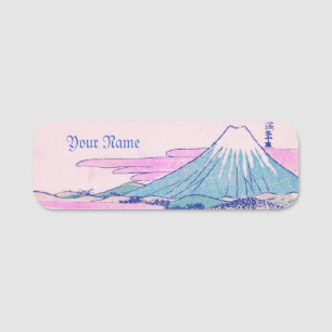 山富士浮世絵日本のヴィンテージアート 名札