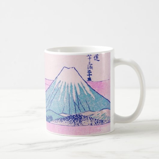 山富士浮世絵日本のヴィンテージ コーヒーマグカップ (右)
