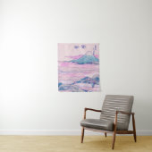 山富士浮世絵日本のヴィンテージ タペストリー (インサイチュ)