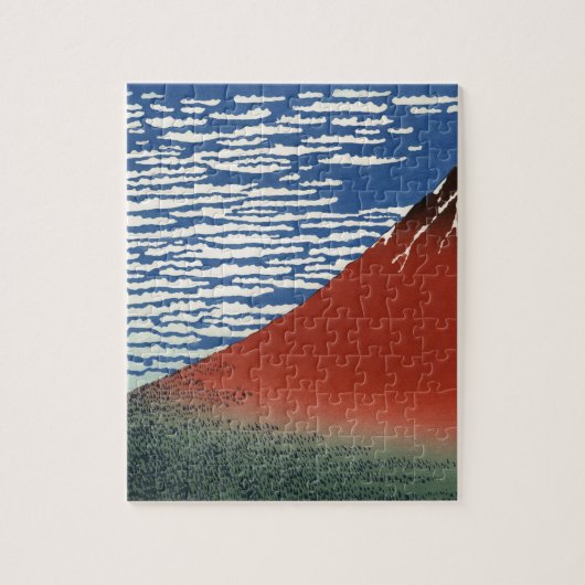 山富士火山絵画日本 ジグソーパズル (縦)