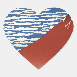山富士火山絵画日本 ハートシール