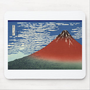 山富士火山絵画日本 マウスパッド