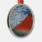 山富士火山絵画日本 メタルオーナメント (右)