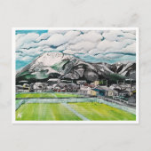 山富士絵を描ズバイアルフレッドキツネ収集可能 ポストカード (正面)