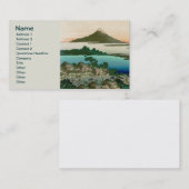 山富士36景、北斎素晴らしヴィンテージ 名刺 (正面/裏面)