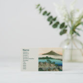 山富士36景、北斎素晴らしヴィンテージ 名刺 (スタンド正面)